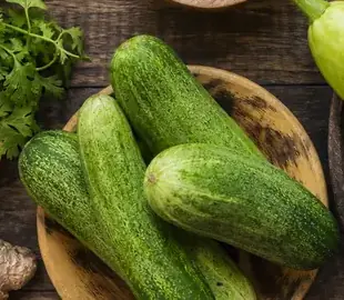 Fresh Cucumber & Greens