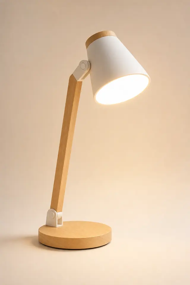 Wooden LED Desk Lamp