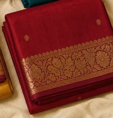 Maroon Kanjivaram